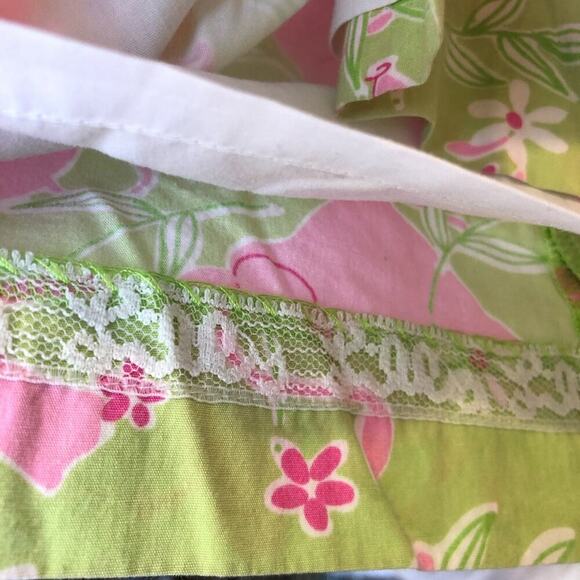 Lilly Pulitzer Green/Pink Elephant Halter Dress - Picture 4 of 7